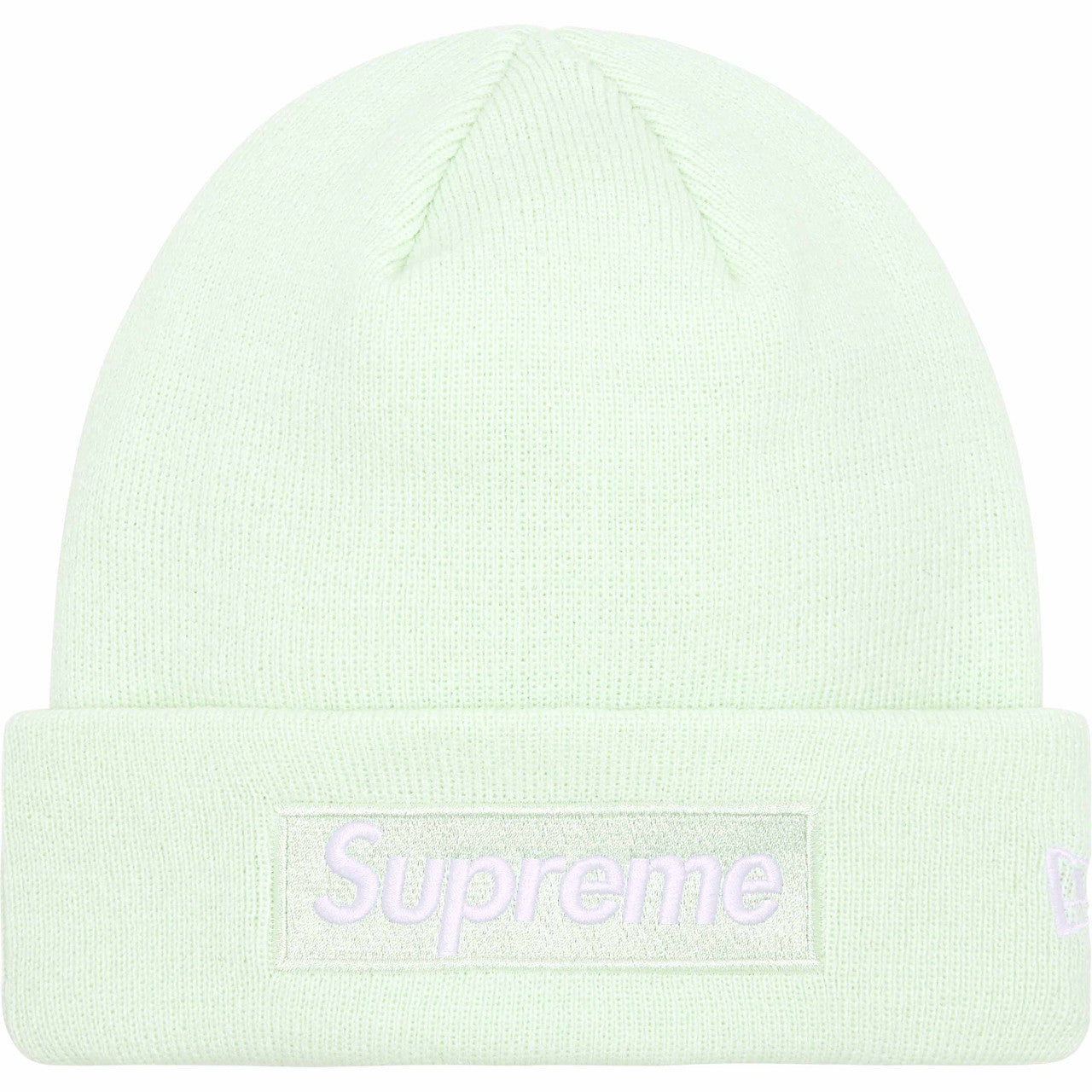 Supreme New Era Box Logo Beanie FW23 Light Green Endless Supply