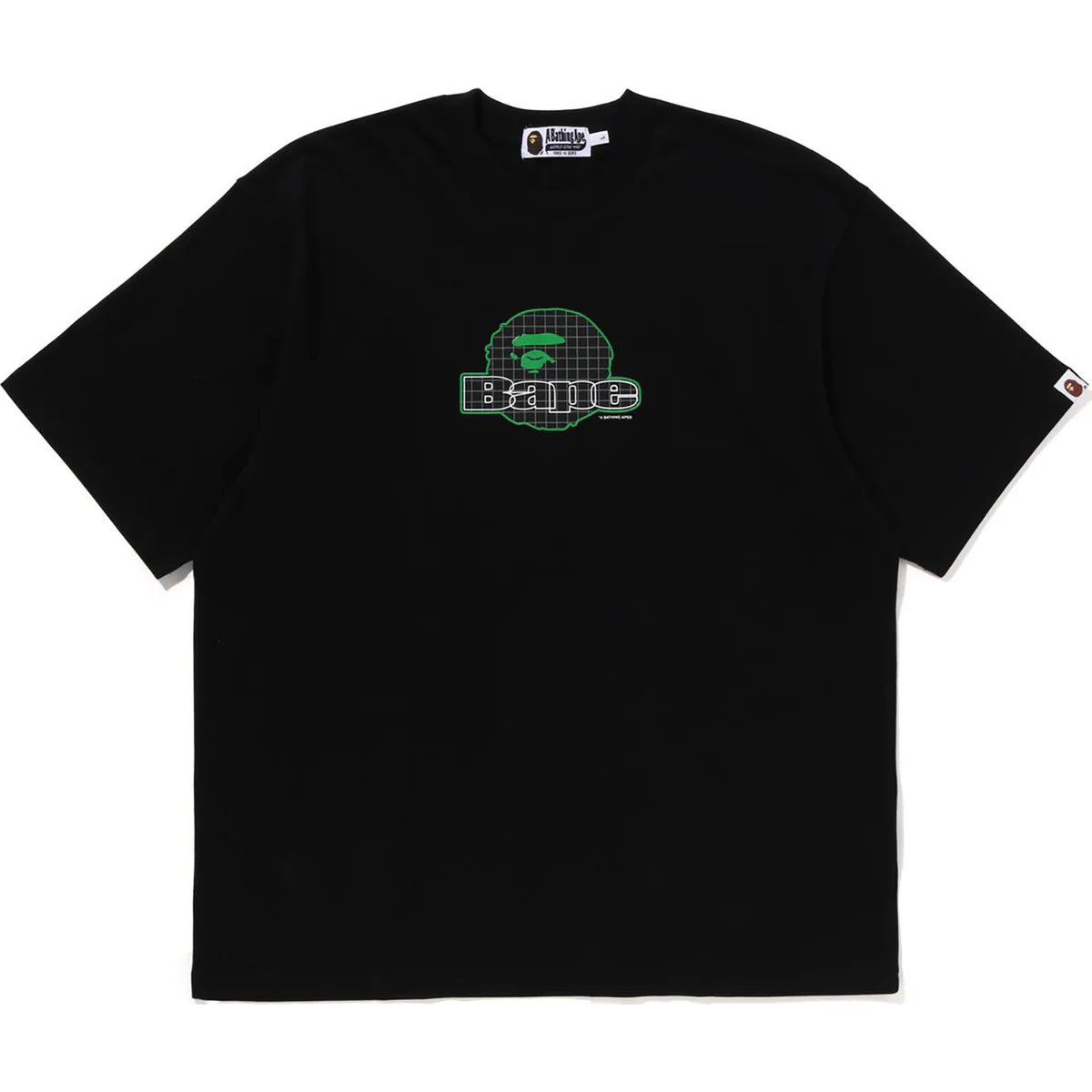 Bape Ape Head Relaxed Fit Tee Black