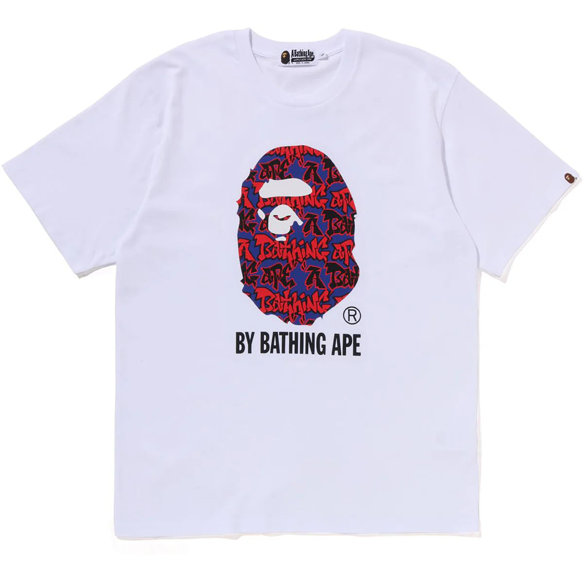 BAPE Graffiti Pattern By Bathing Ape Tee White