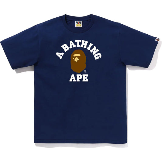 BAPE College Tee Navy