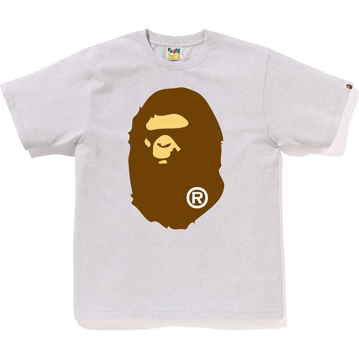 BAPE Big Ape Head Tee Gray