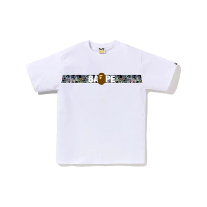 BAPE Floral Camo Tape Tee White