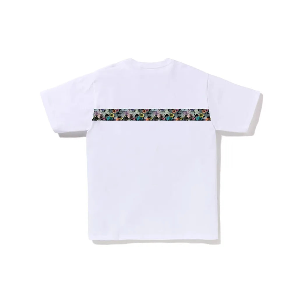 BAPE Floral Camo Tape Tee White