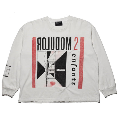 Enfants Riches Déprimés Modular L/S T-Shirt Vintage White
