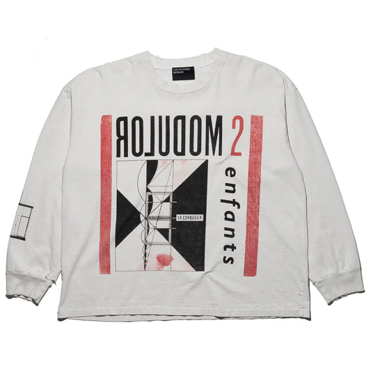 Enfants Riches Déprimés Modular L/S T-Shirt Vintage White