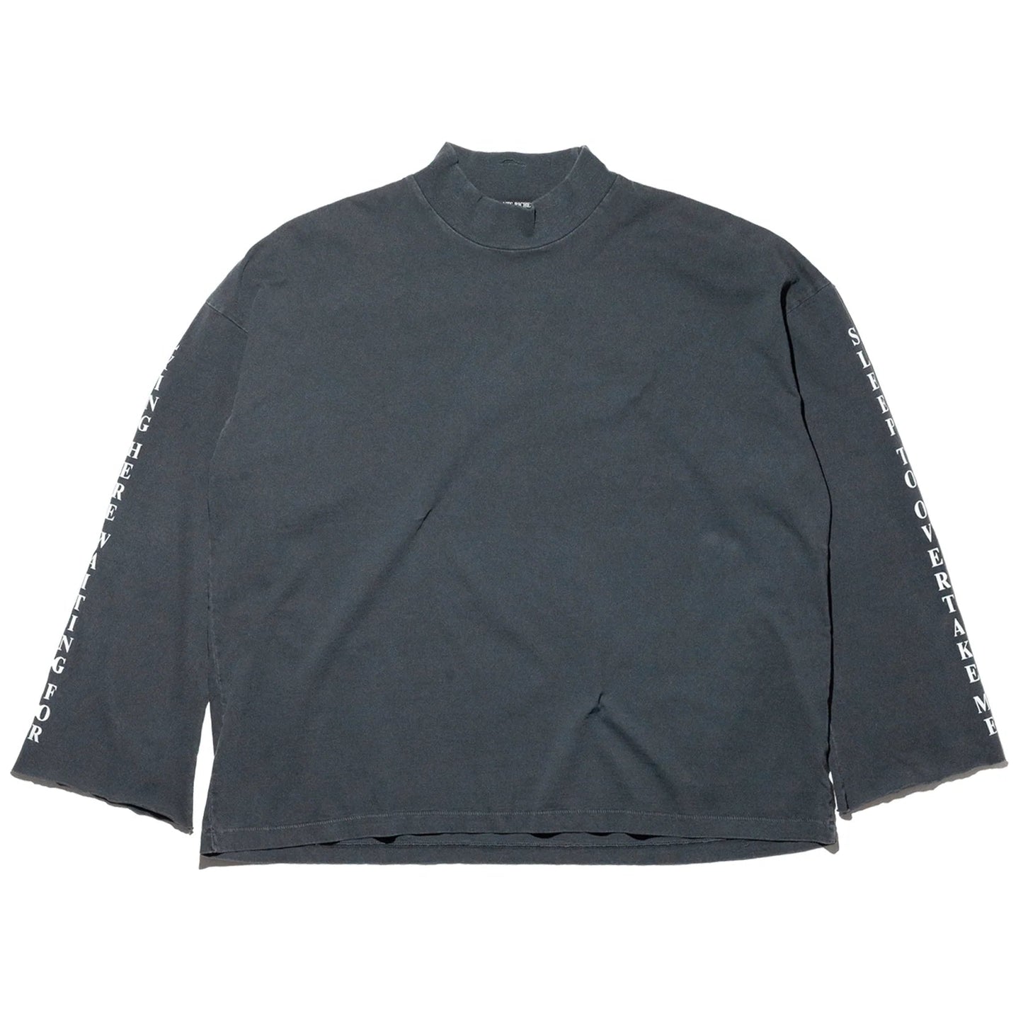 Enfants Riches Déprimés Never Wake Me Mockneck L/S T-Shirt Thrashed Black
