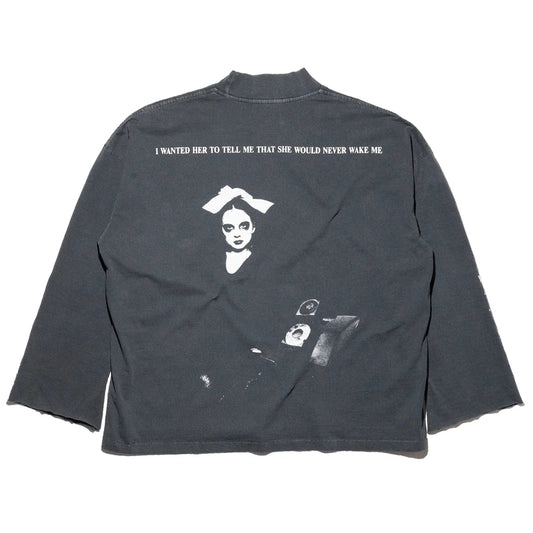 Enfants Riches Déprimés Never Wake Me Mockneck L/S T-Shirt Thrashed Black