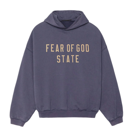 Fear of God Essentials Heavy Fleece Hoodie Marine