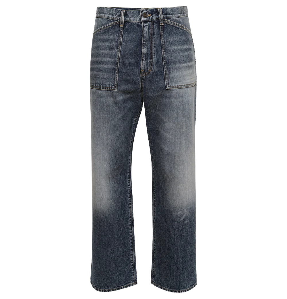 Givenchy Large Fit Denim Pants Light Blue
