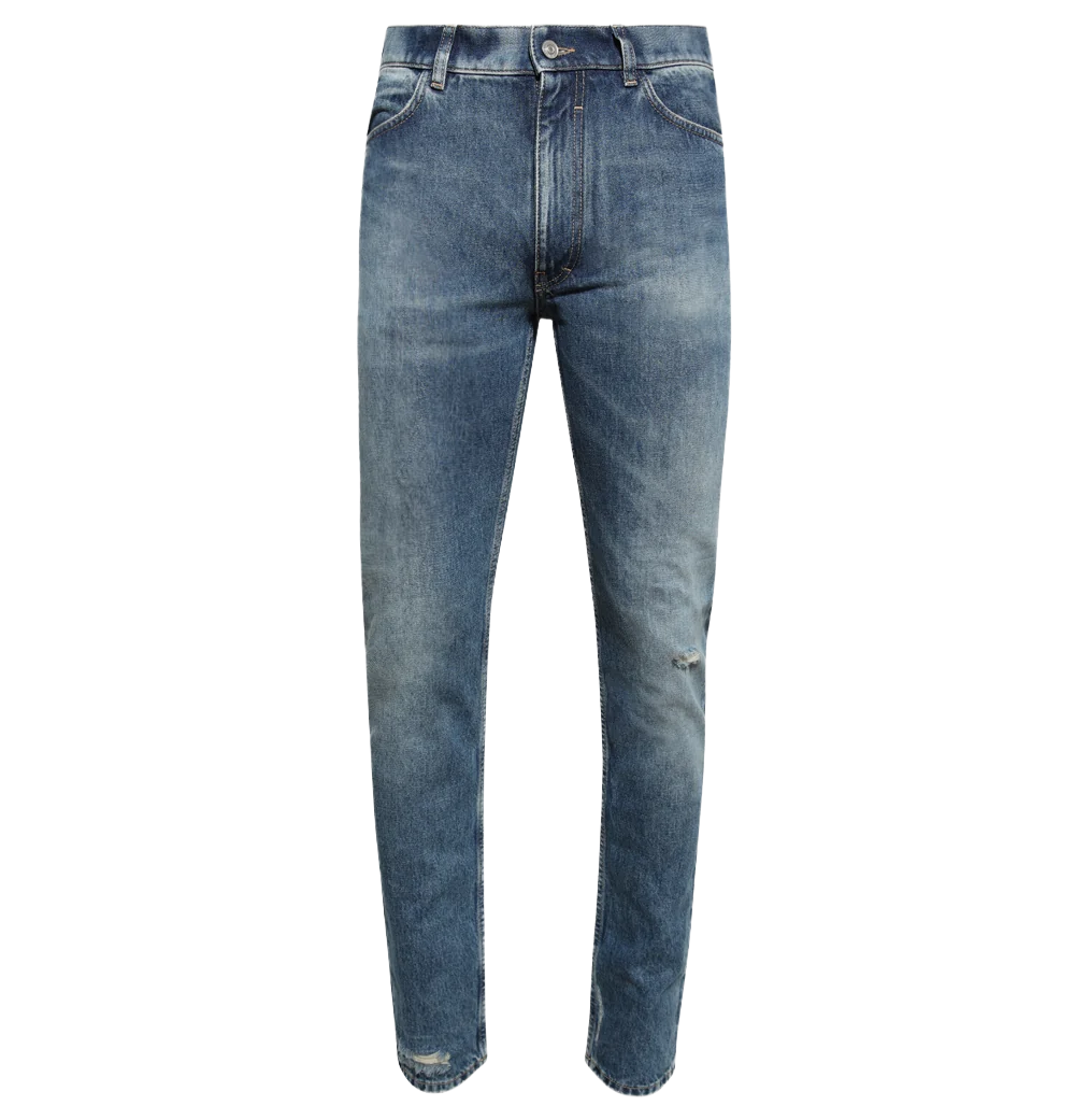 Givenchy Skinny Straight Fit Denim Pants Ocean Blue