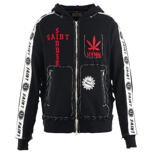 Saint Michael x A Love Movement Zip-Up Hoodie Black