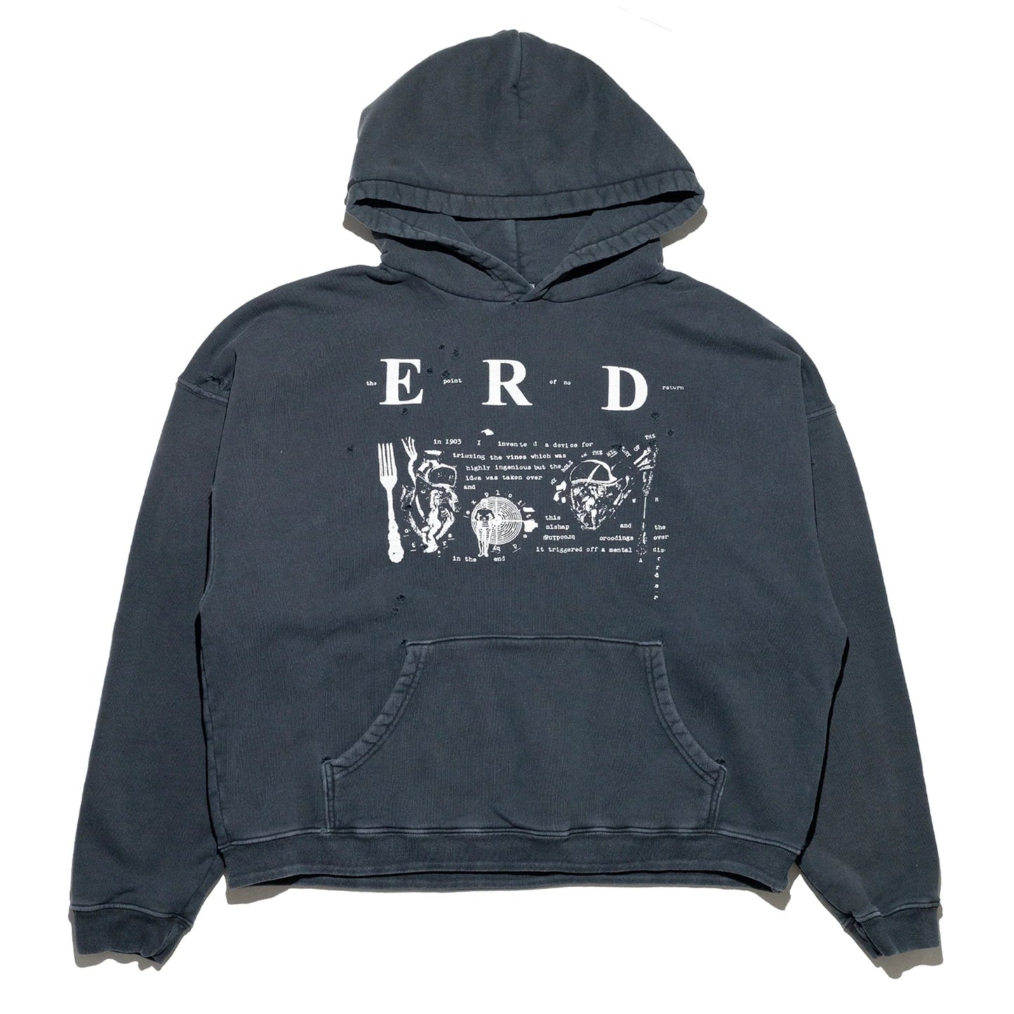 Enfants Riches Déprimés My Role In The War Hoodie Charcoal