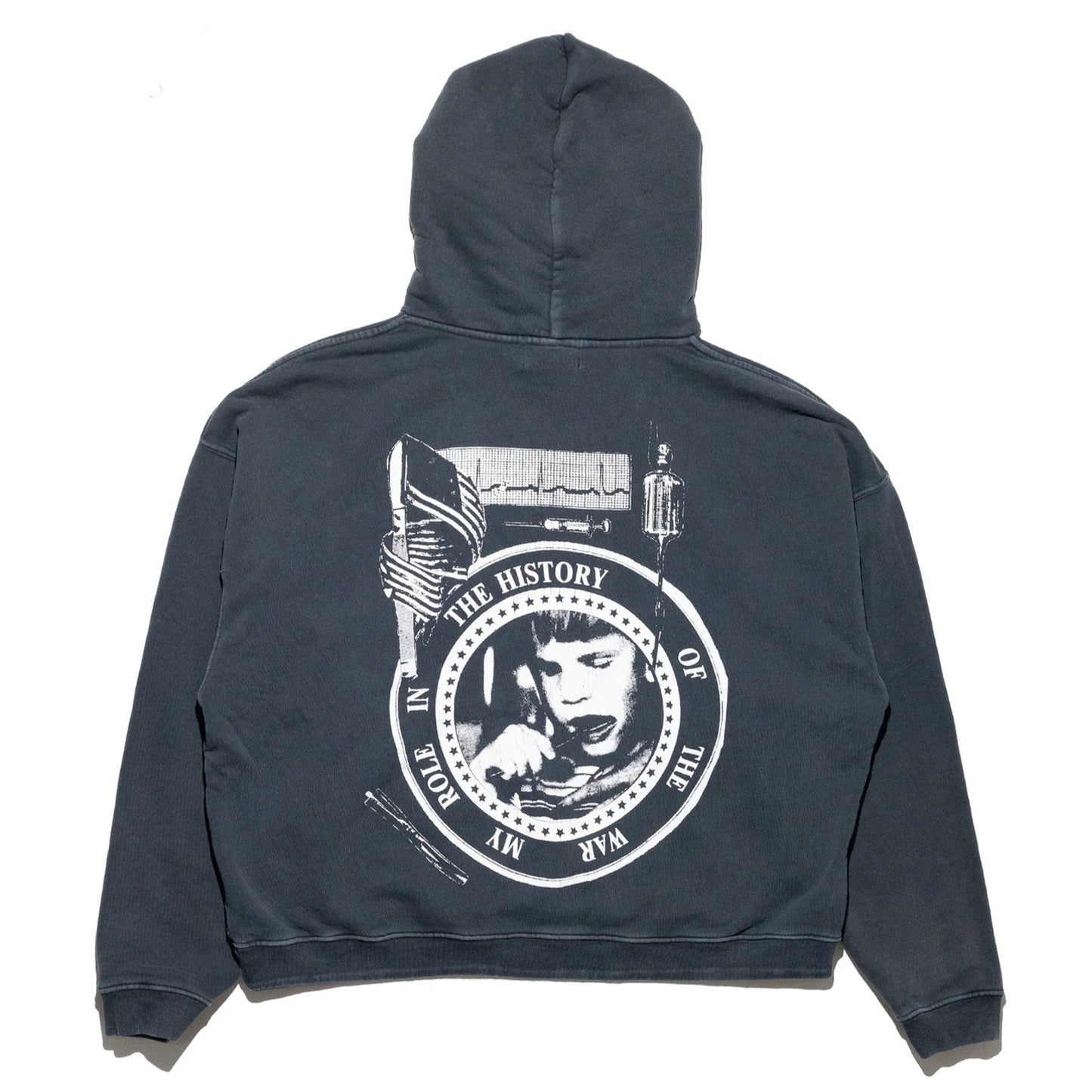 Enfants Riches Déprimés My Role In The War Hoodie Charcoal