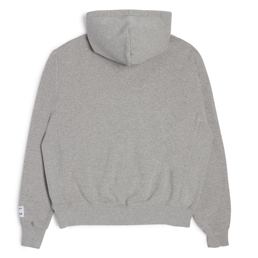 Gallery Dept Center Hoodie Logo Grey