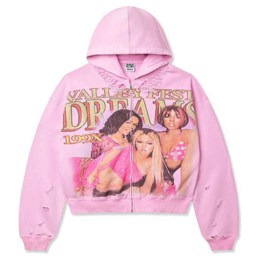 Vale Forever Dreams Zip-Up Hoodie Pink