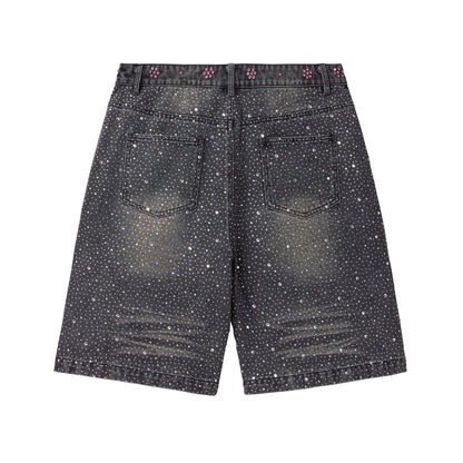 Vale Forever Iced Out Jorts Black