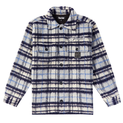 Sinclair Plaid Shirt Jacket Blue
