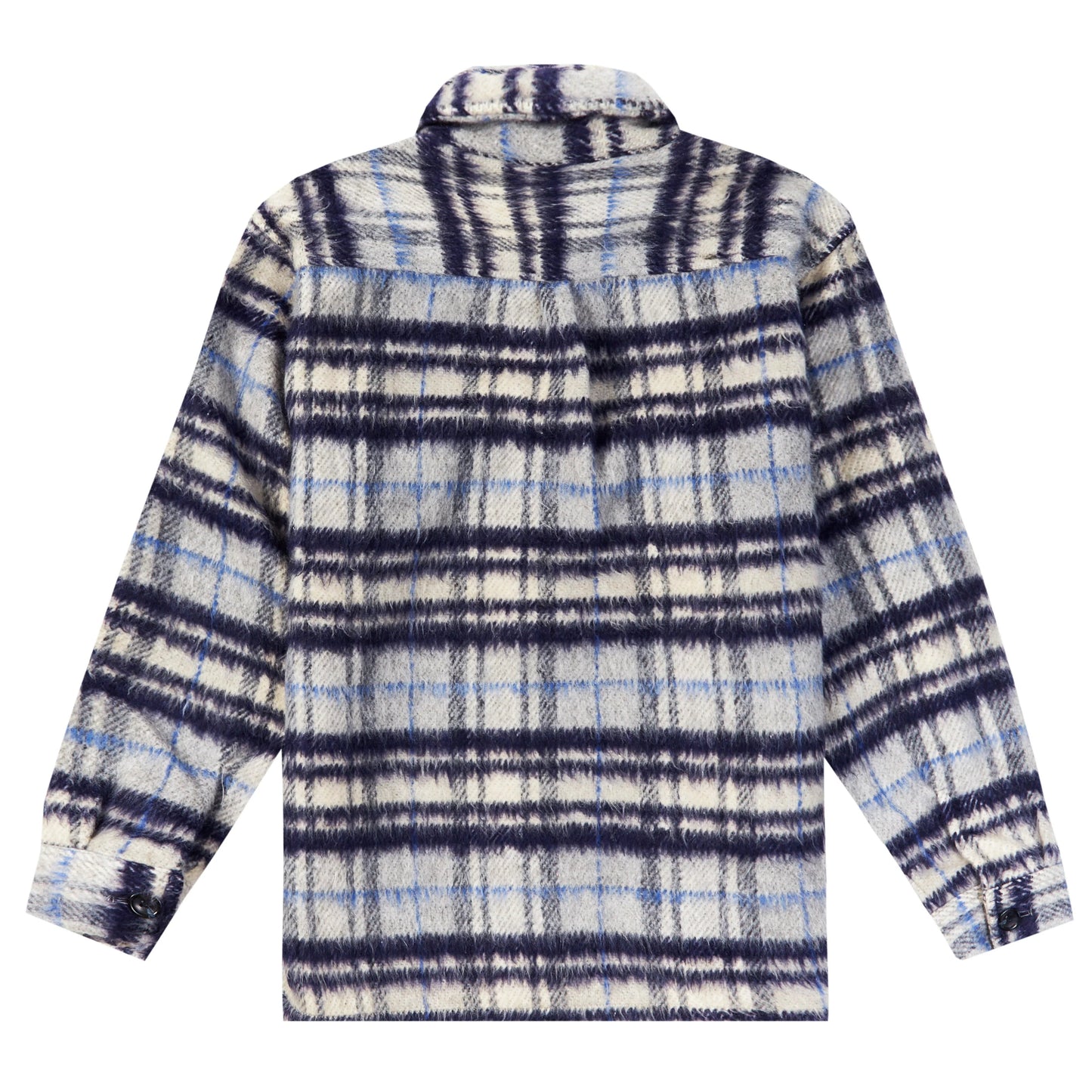 Sinclair Plaid Shirt Jacket Blue