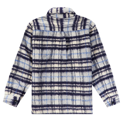 Sinclair Plaid Shirt Jacket Blue