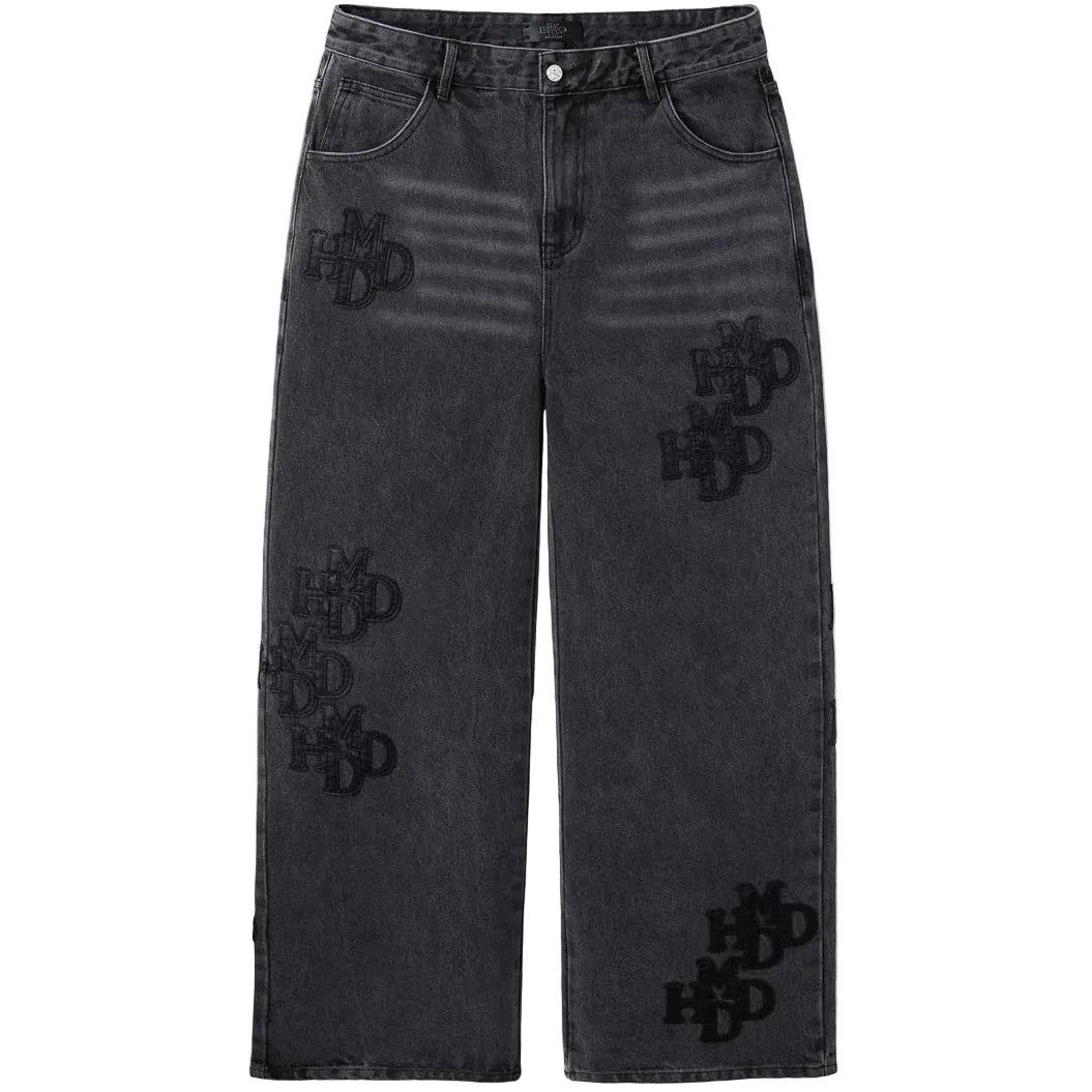 HMDD Double Black Patch Pant