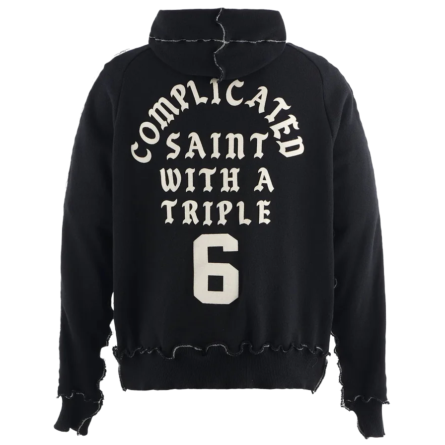 Saint Michael x A Love Movement Zip-Up Hoodie Black