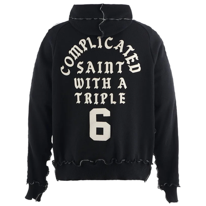 Saint Michael x A Love Movement Zip-Up Hoodie Black