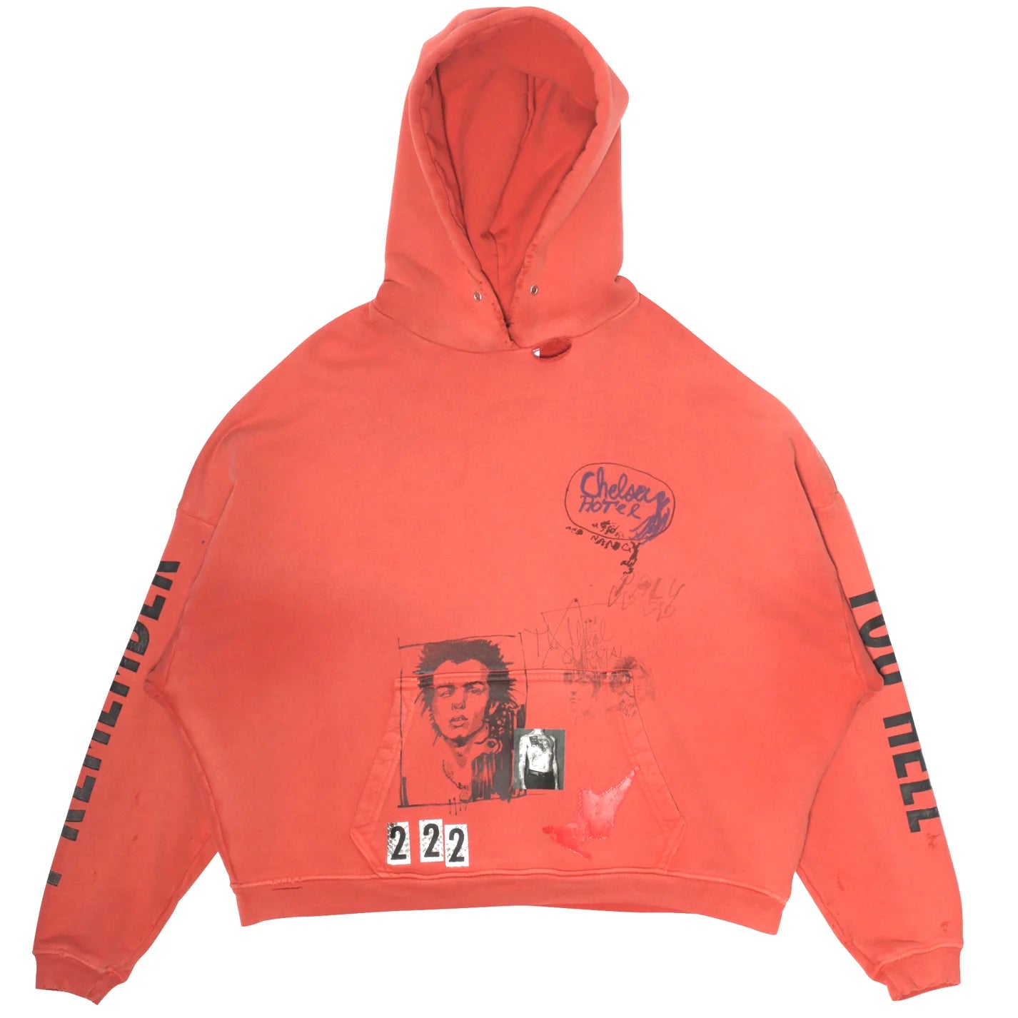 Paly Hollywood Chelseay Hotel Hoodie Red