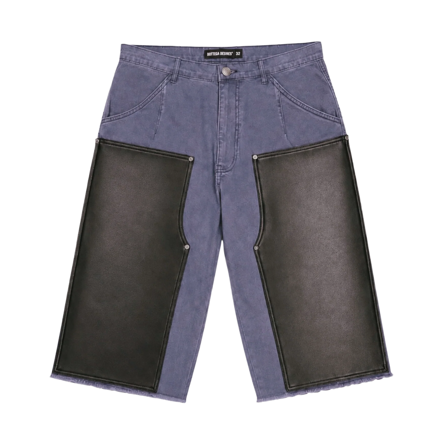 Bottega Desires Double Knee Shorts Blue