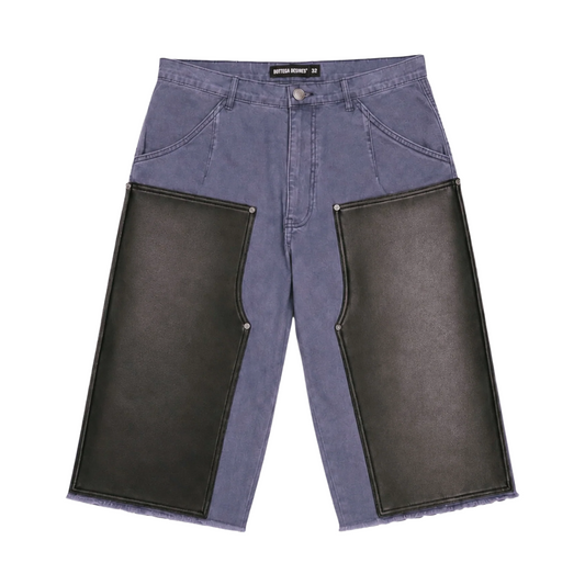 Bottega Desires Double Knee Shorts Blue