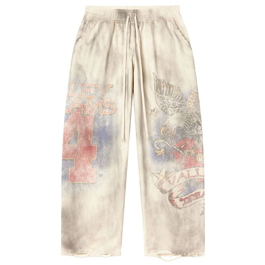 Vale Forever Nostalgia Sweats Tattered Cream