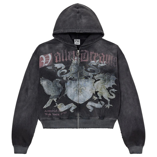 Vale Forever Vendetta Zip-Up Hoodie Black