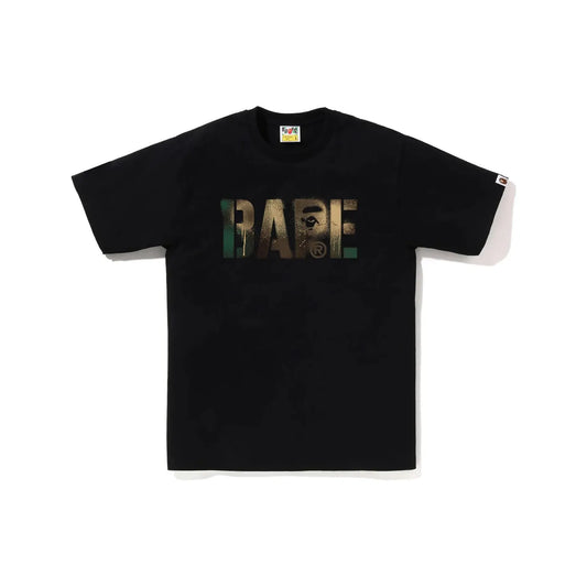 BAPE MAP Camo Stencil Logo Black
