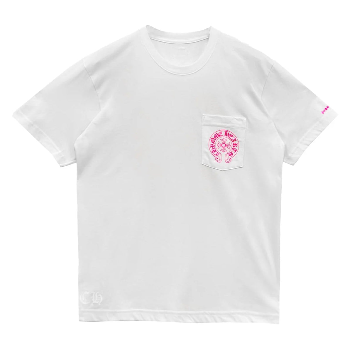 Chrome Hearts Horseshoe T-Shirt White/Pink