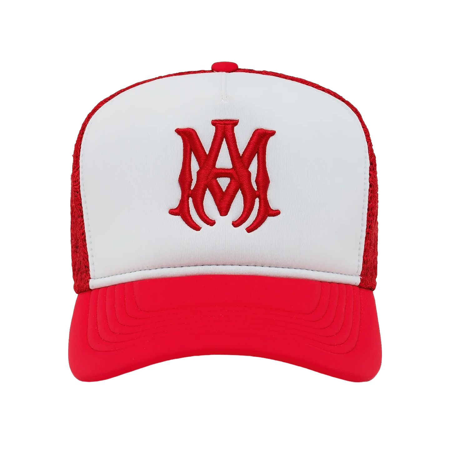 Amiri MA Two Tone Trucker Hat Red