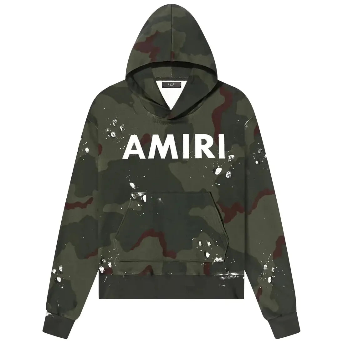 Amiri Army Logo Hoodie Camo