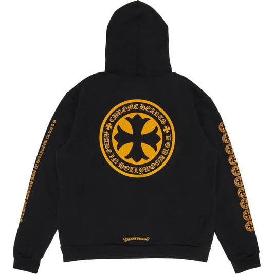 Chrome Hearts Hollywood Plus Hoodie Black/Yellow