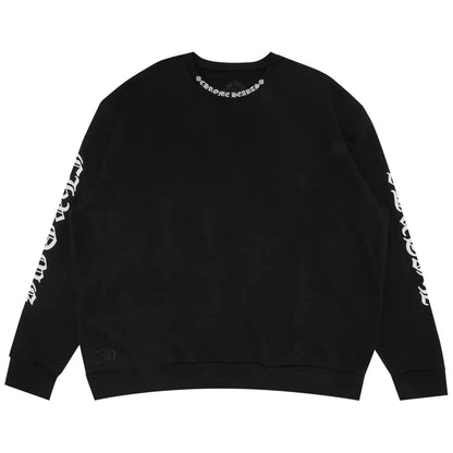 Chrome Hearts Neck Logo Crewneck Black