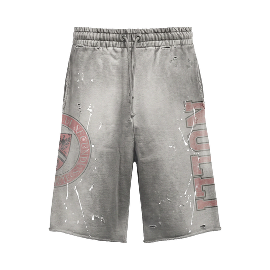 Nulli University Sweatshorts Grey/Red
