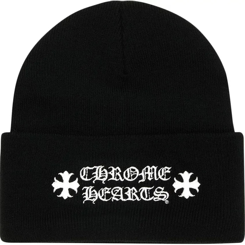 Chrome Hearts Logo Beanie Black