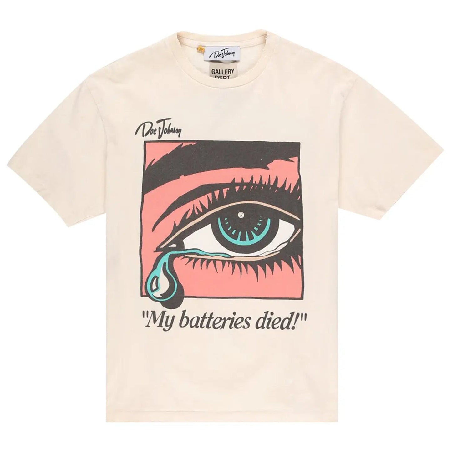 Gallery Dept. Dead Batteries Tee Antique White