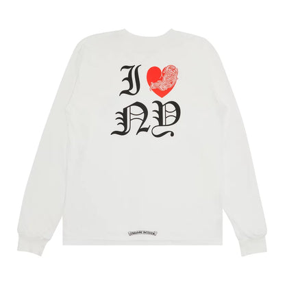 Chrome Hearts I Heart NY L/S T-Shirt White