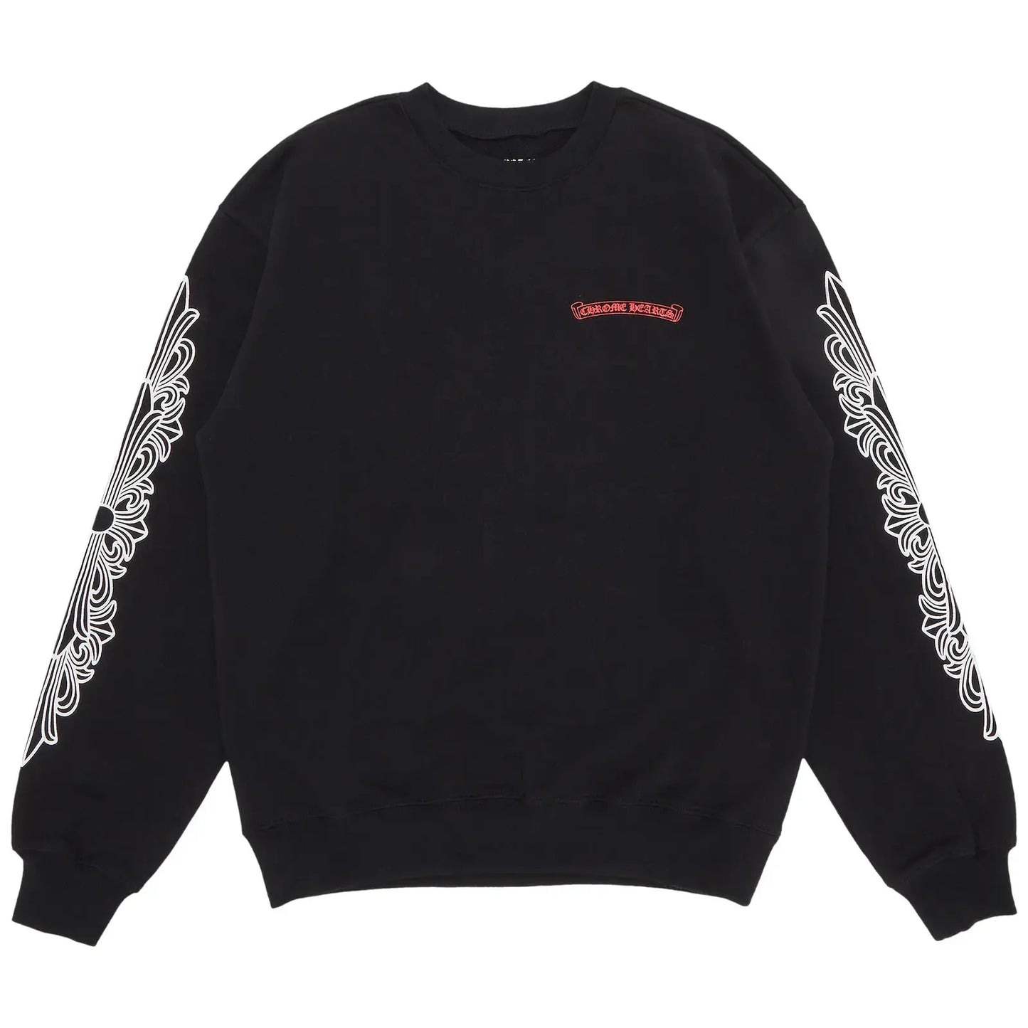 Chrome Hearts Matty Boy Flower Chomper Crewneck Black