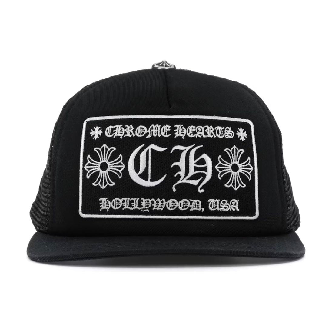 Chrome Hearts CH Hollywood Trucker Hat Black (Kid's Sizing)