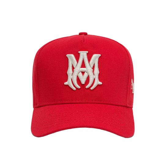 AMIRI MA Full Canvas Hat Red/White