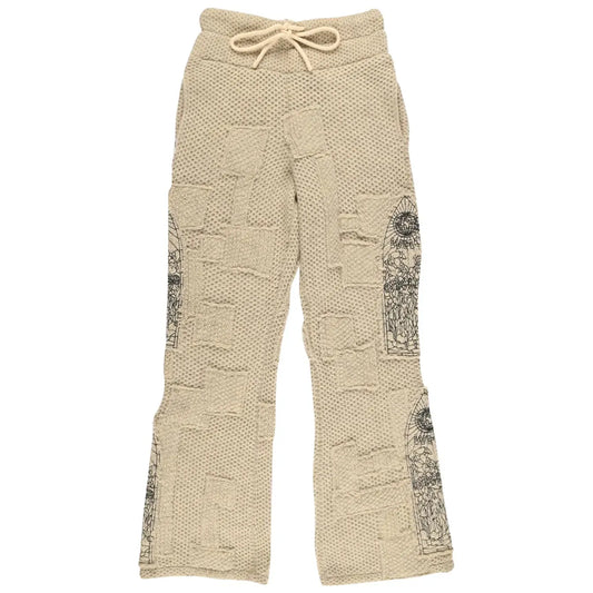 Who Decides War Waffle Window Sweatpants Ivory