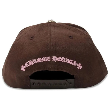 Chrome Hearts CH Baseball Hat Brown/Pink (Kid's Sizing)