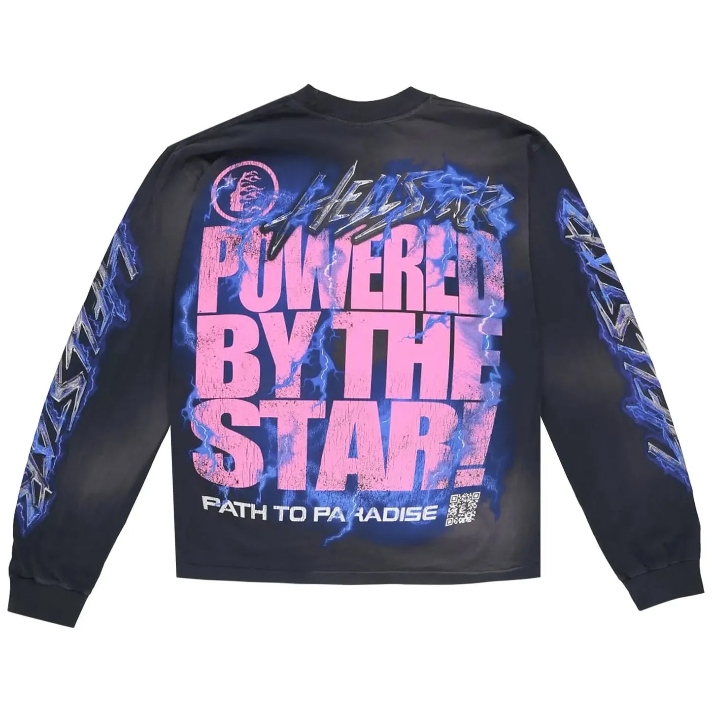 Hellstar Powered By The Star L/S T-Shirt Black/Purple