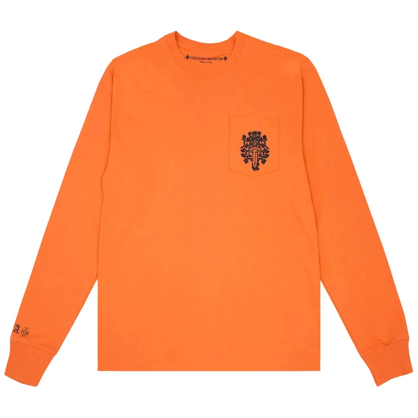 Chrome Hearts Vine Dagger L/S T-Shirt Orange