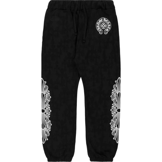 Chrome Hearts All Over Cemetery Monogram Sweatpants Black