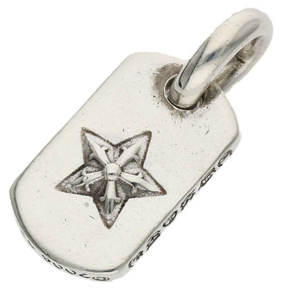 Chrome Hearts Silver Star Dog Tag Pendant